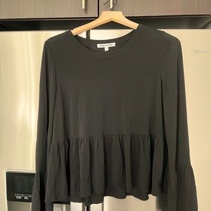 Elizabeth and James long sleeve bell sleeve top